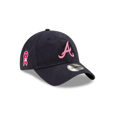 Blue Atlanta Braves Hat - New Era MLB Mother's Day 9TWENTY Adjustable Caps USA9306152